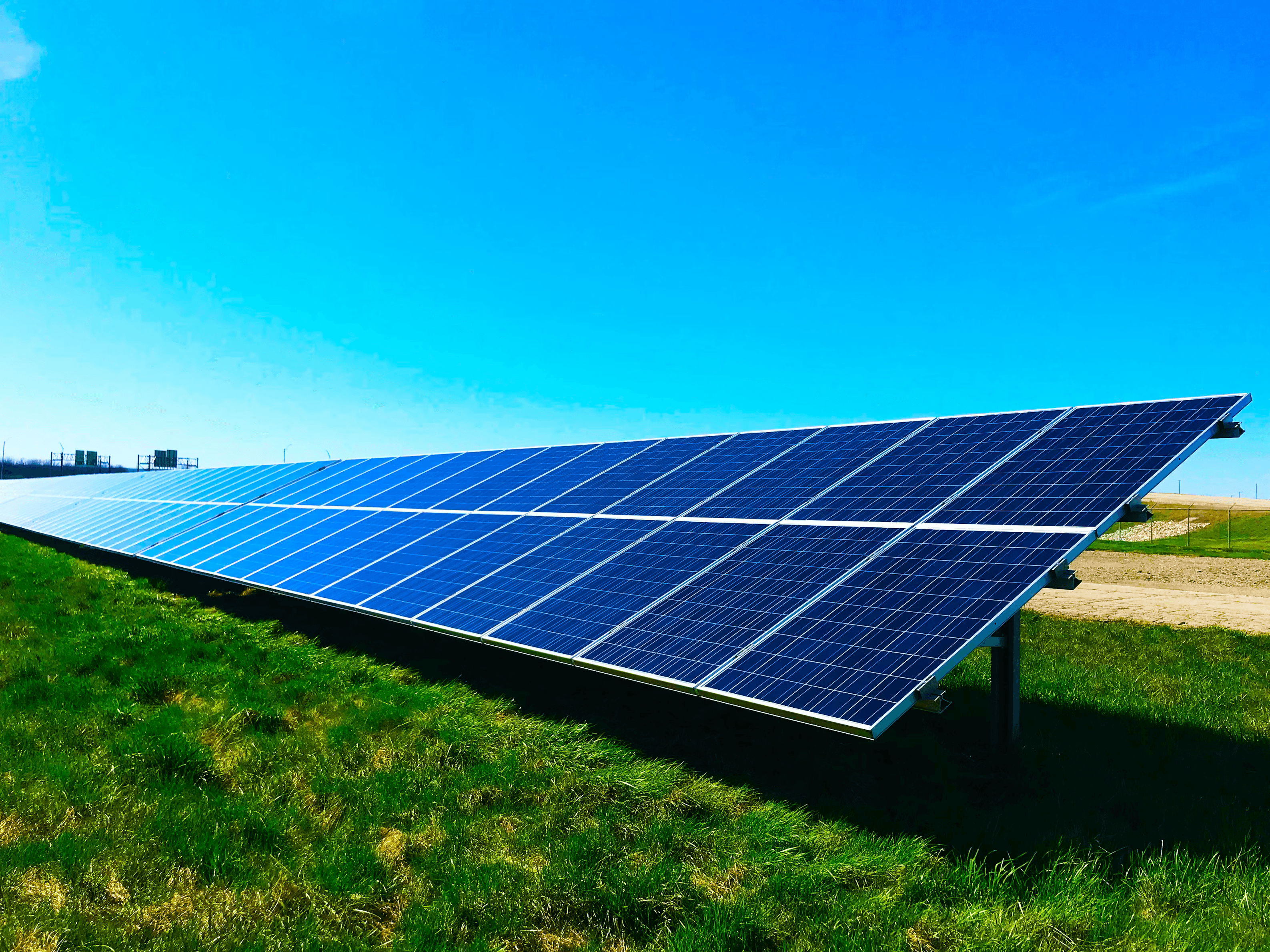 Commercial solar installation