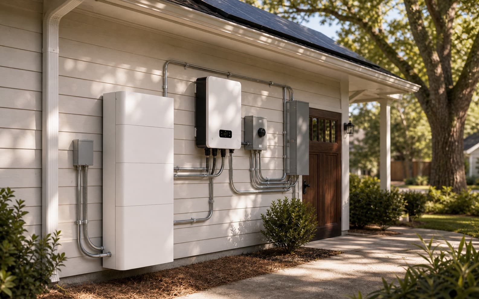 Battery backup system installation