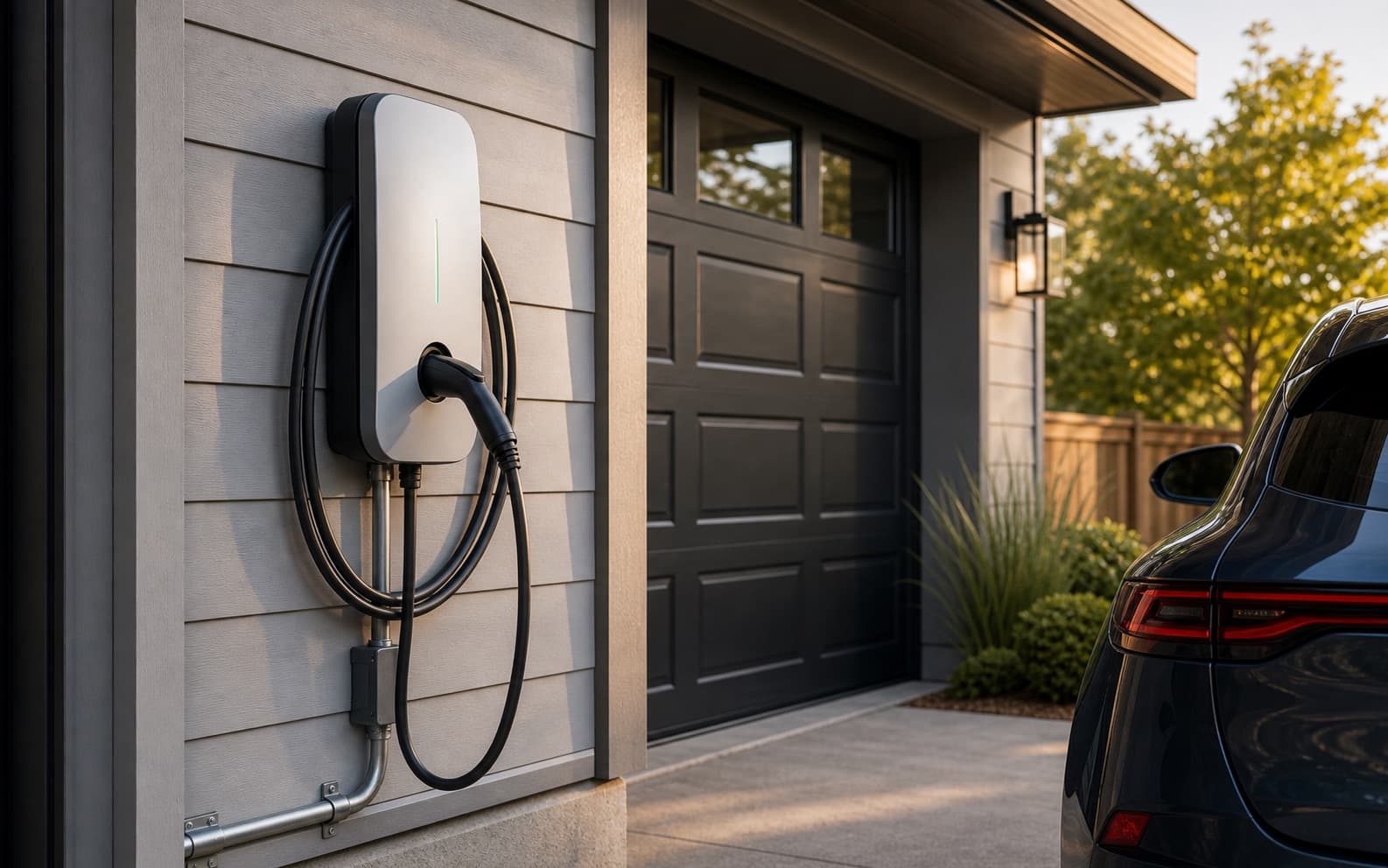 Level 2 EV charger installation