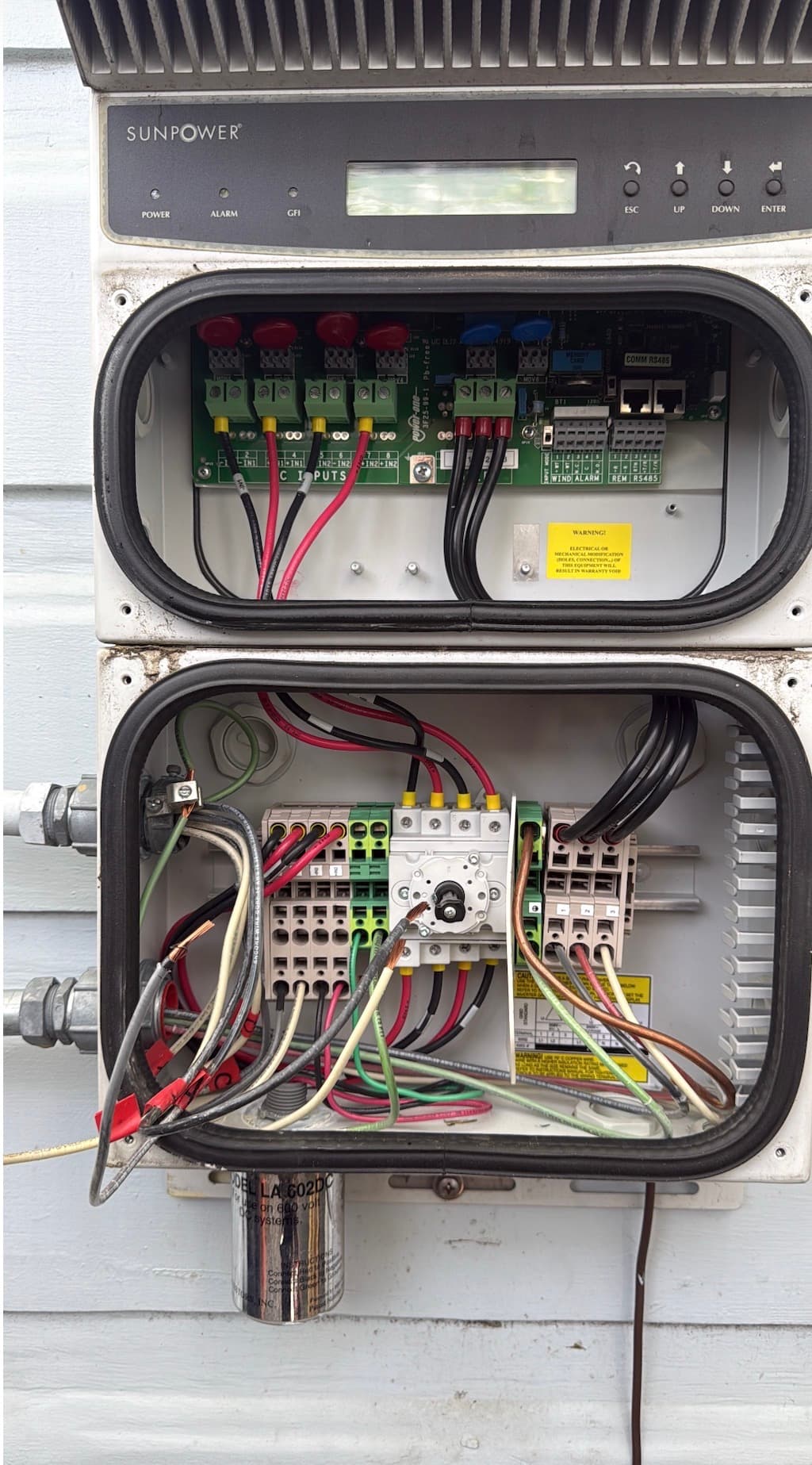 Commercial inverter and electrical setup