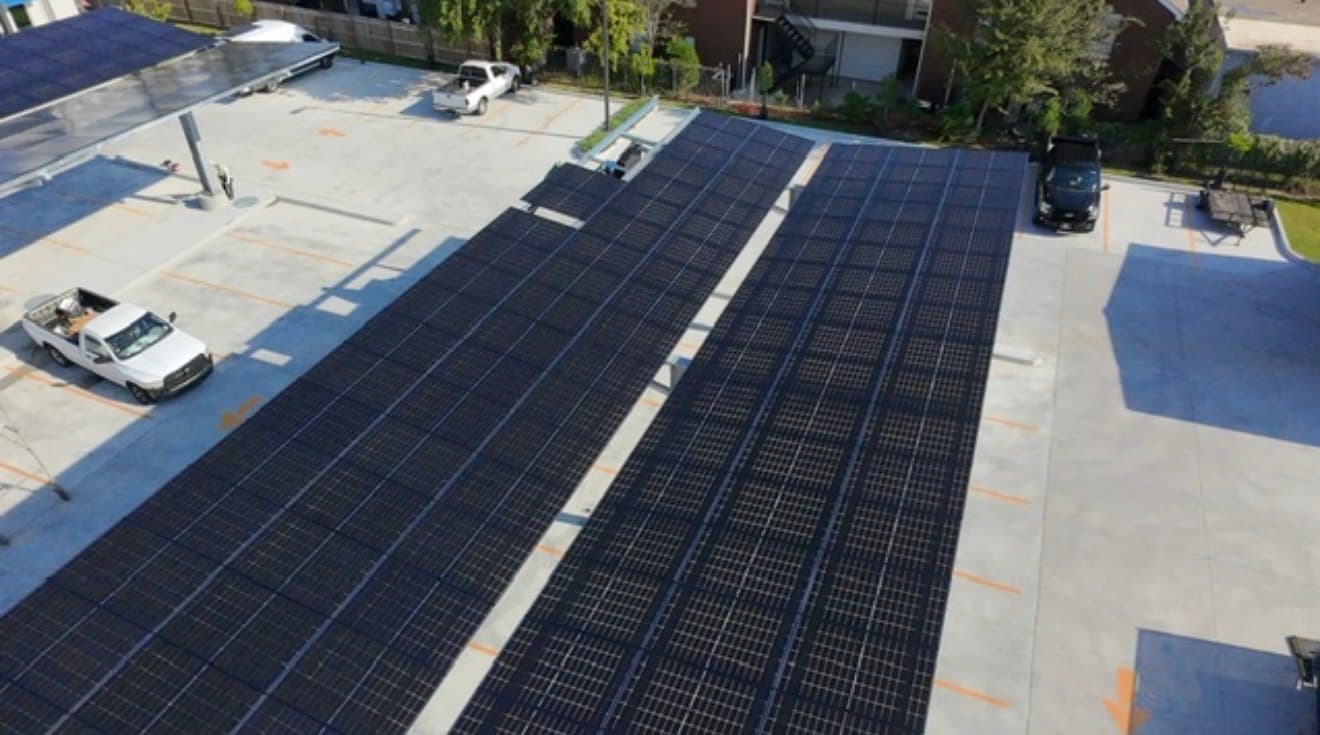 Commercial solar project