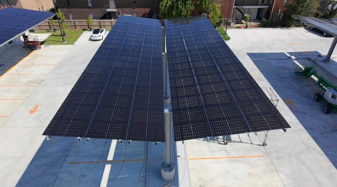 Commercial solar project