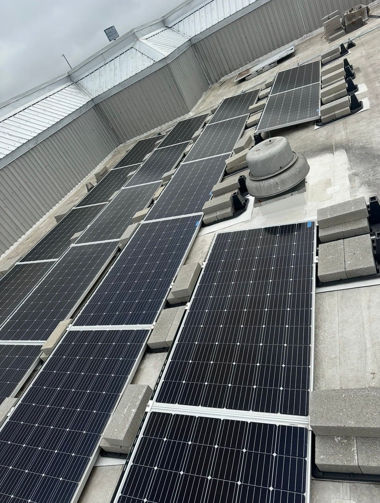 Commercial solar project