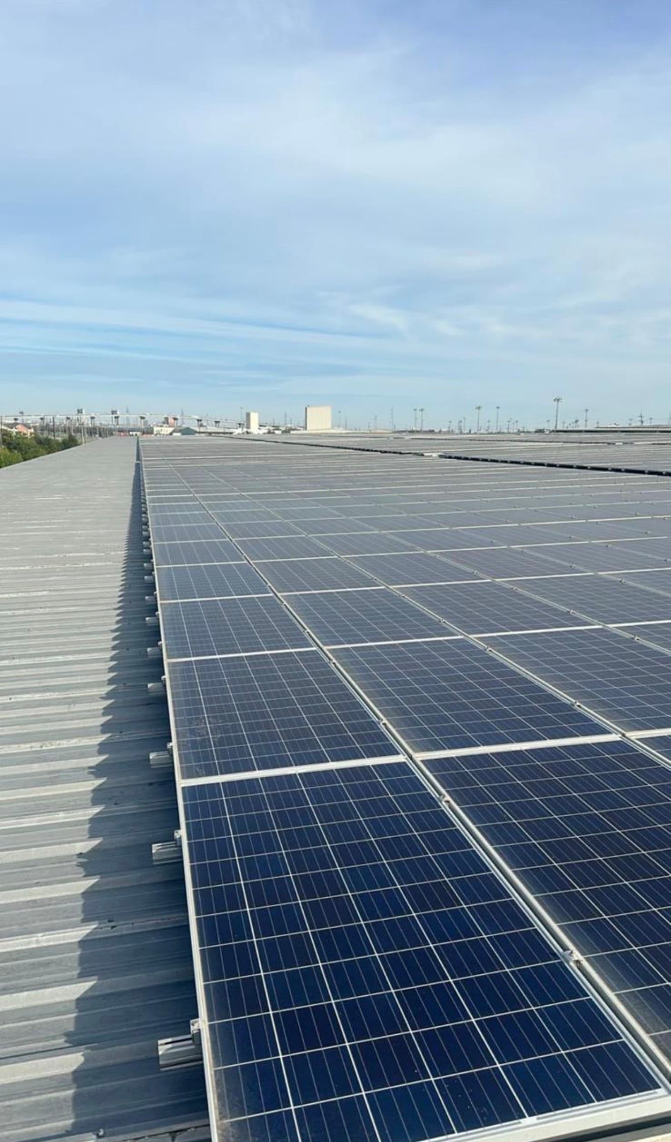 Commercial solar project