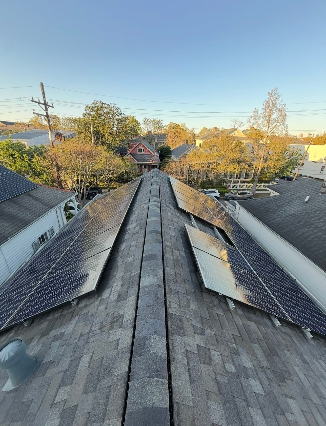 Residential rooftop solar project