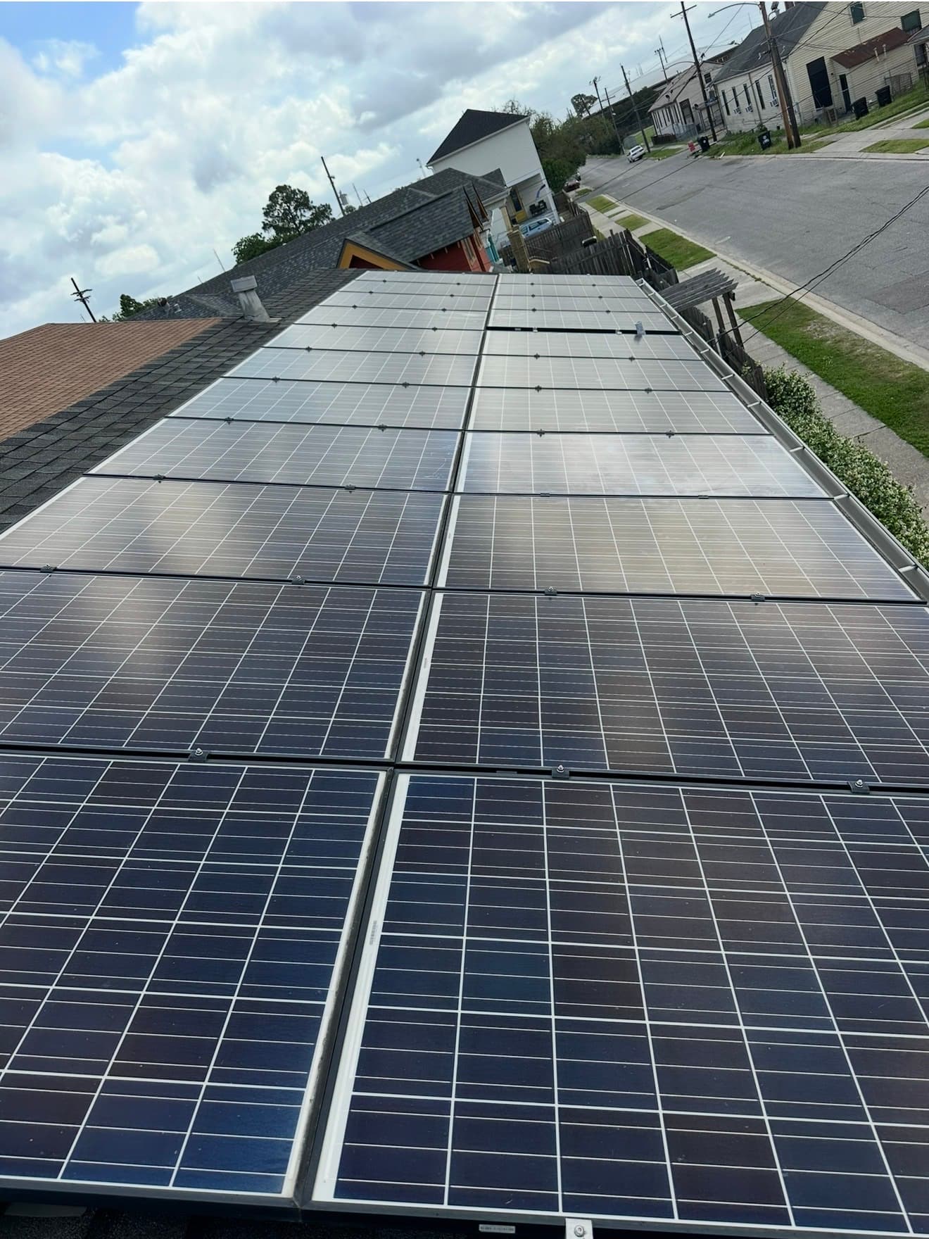 Residential rooftop solar project