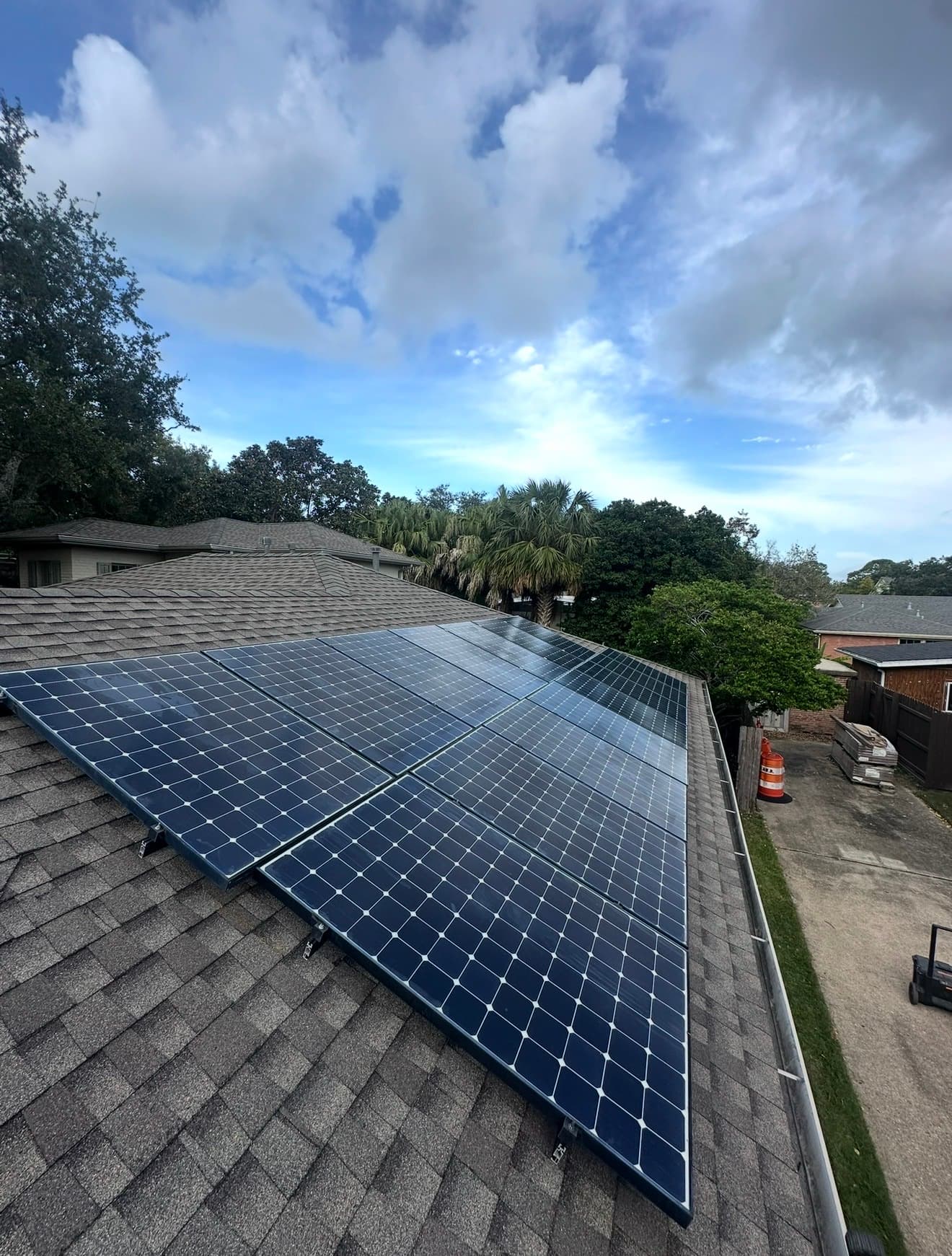 Residential rooftop solar project