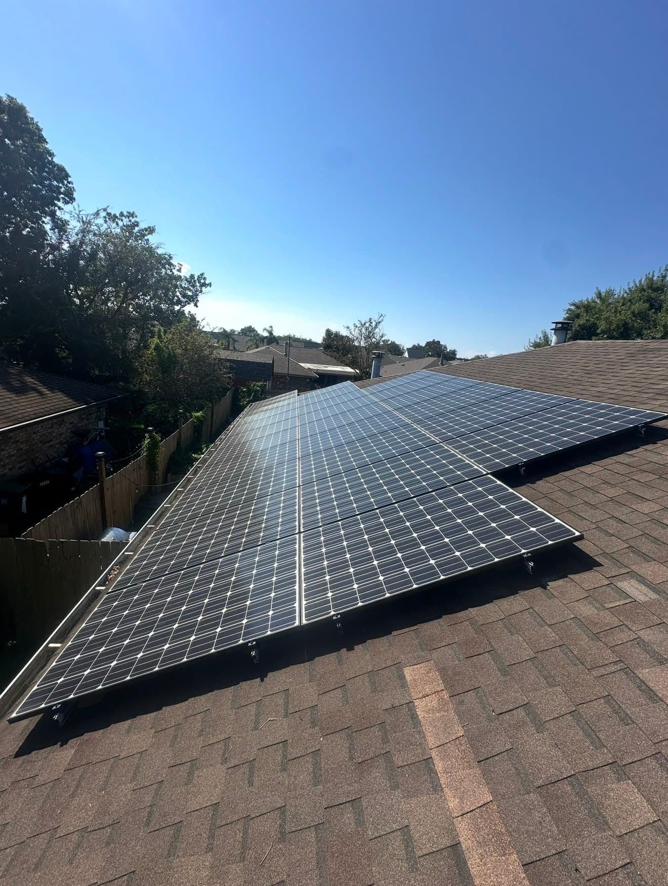 Residential rooftop solar project