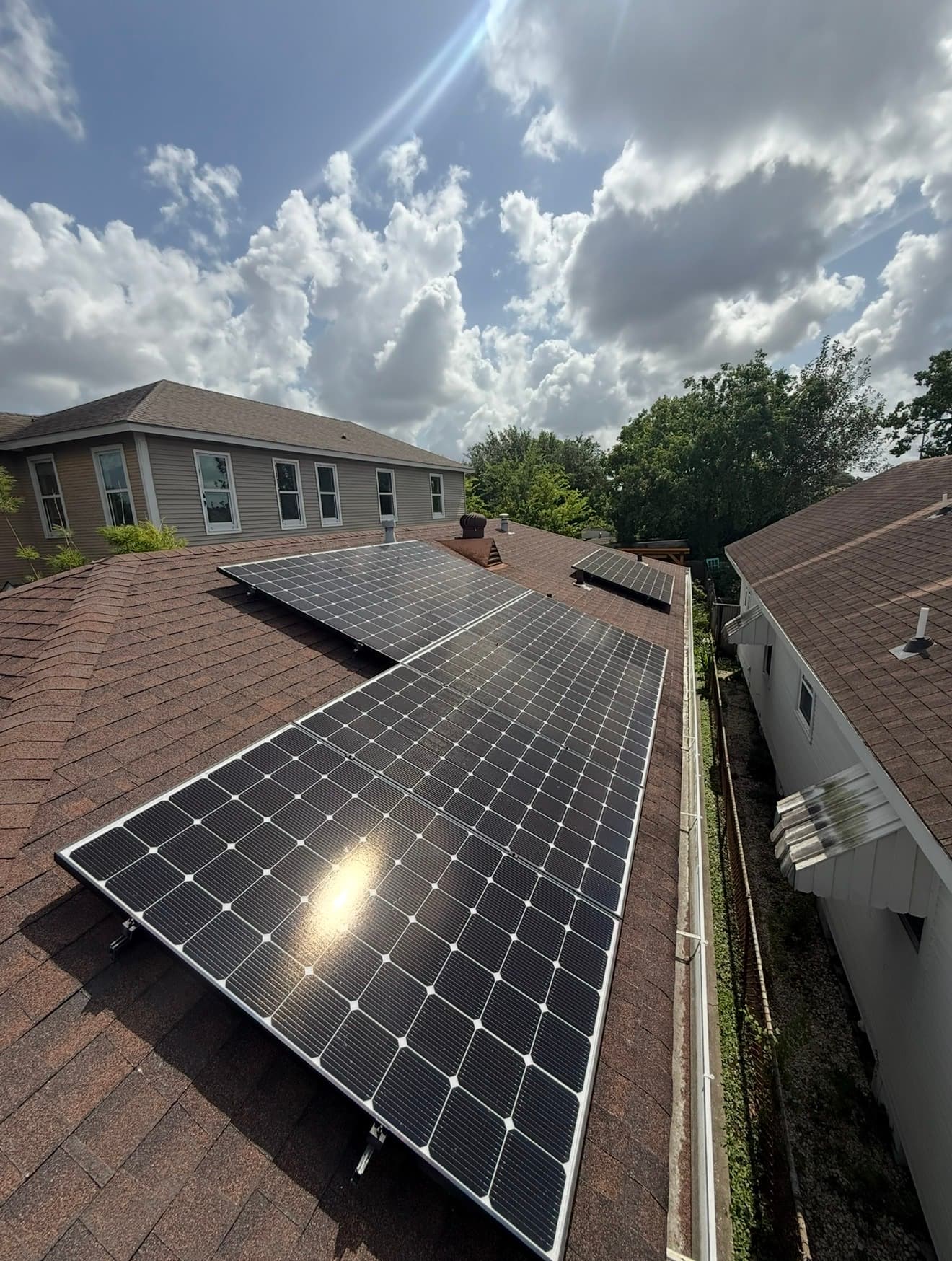 Residential rooftop solar project