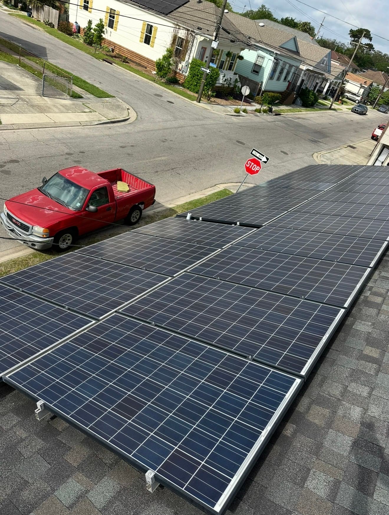 Residential rooftop solar project