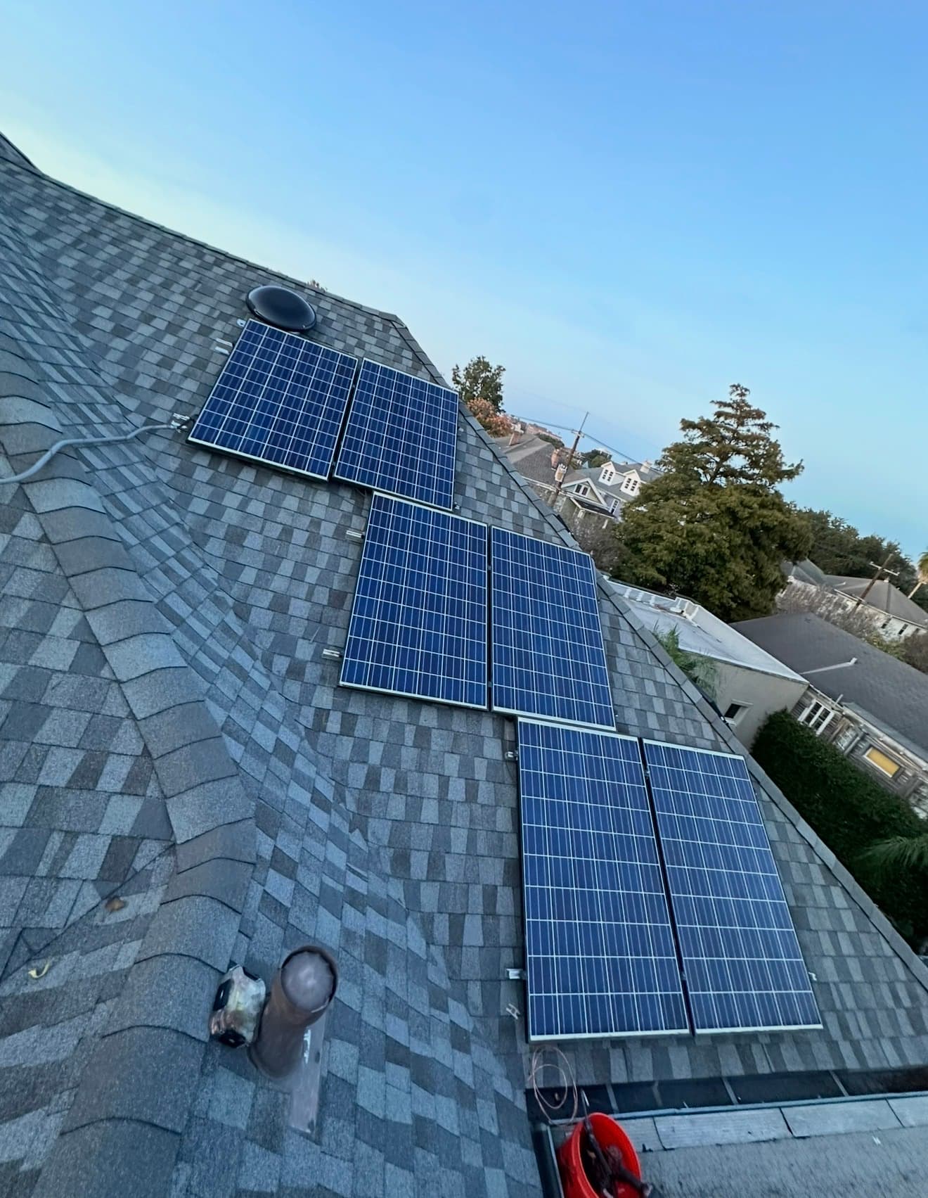 Residential rooftop solar project