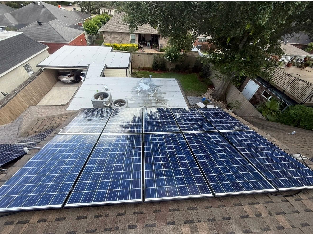 Residential rooftop solar project
